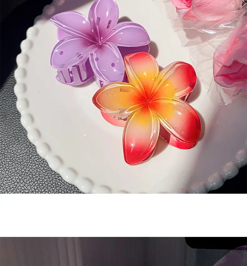 Purple Plastic Butterfly Hairpin Clip for Girls — feature 7