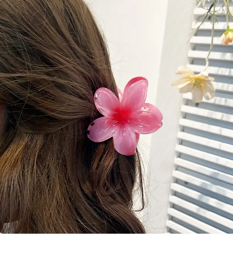 Purple Plastic Butterfly Hairpin Clip for Girls — feature 9