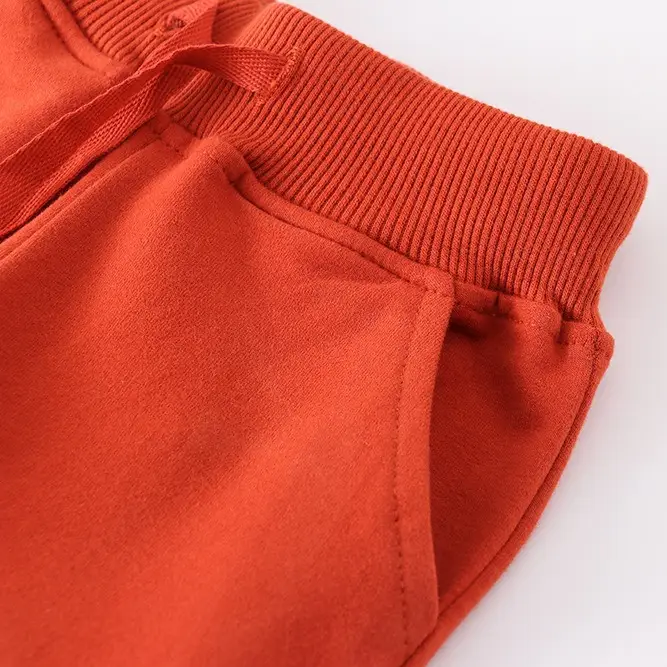 Orange Drawstring Pants for Boys New Arrival - Image 3