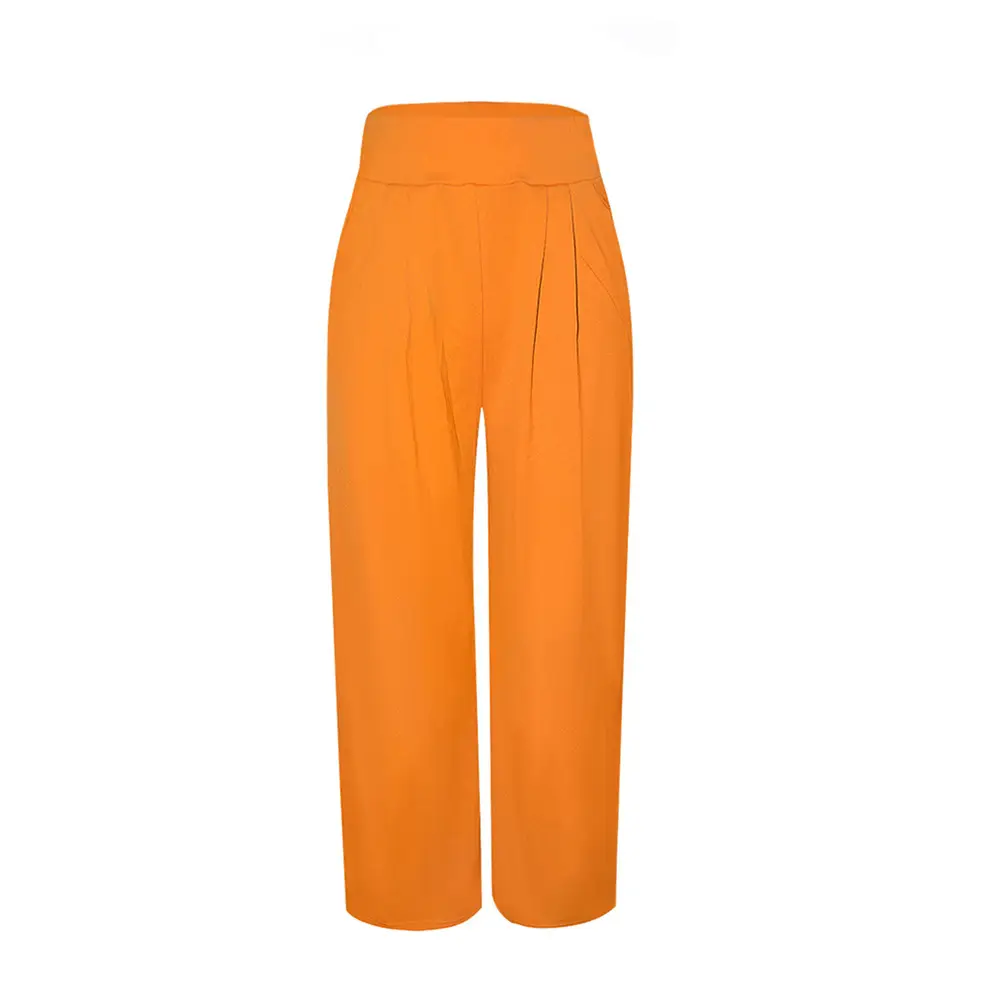 Purple Wide-leg Pants with Off-Shoulder Top for Women — feature 19