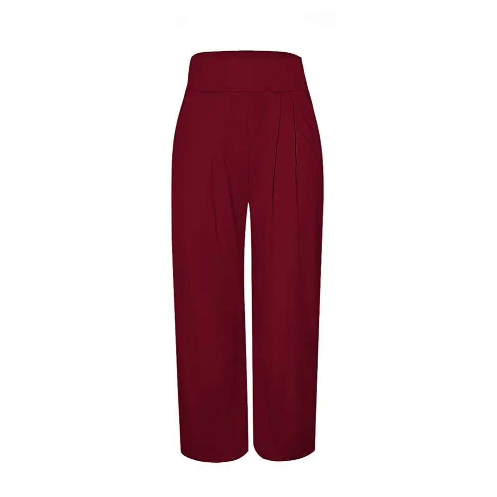 Purple Wide-leg Pants with Off-Shoulder Top for Women — feature 29