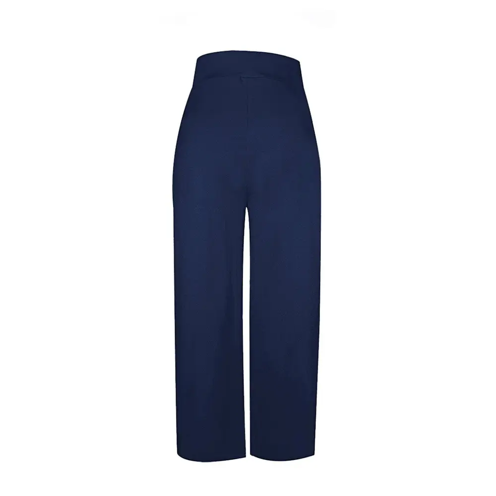 Purple Wide-leg Pants with Off-Shoulder Top for Women — feature 34