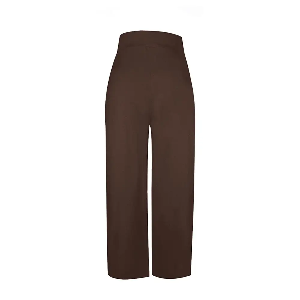 Purple Wide-leg Pants with Off-Shoulder Top for Women — feature 37