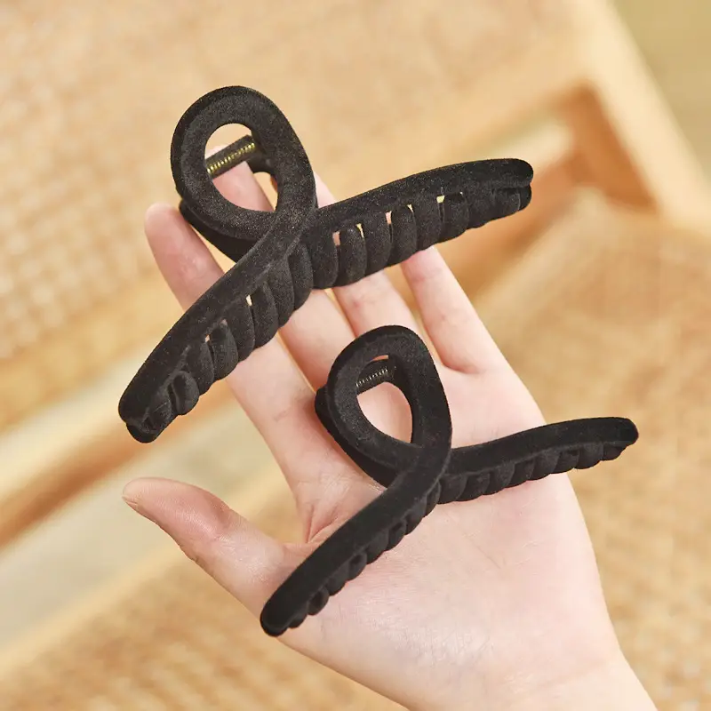 Red French Retro Hairpin for Women Large Back