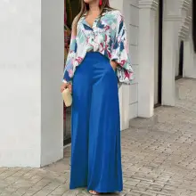2025 White Wide Leg V Neck Plus Size Jumpsuit — feature 21