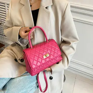 2025 Korean Fashion Retro Crossbody Bag Plaid Black White — feature 19