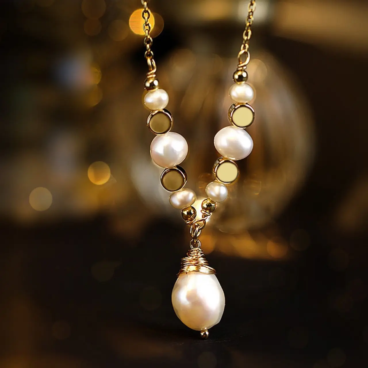 Natural Freshwater Pearl Necklace for Women Autumn Winter - Image 3