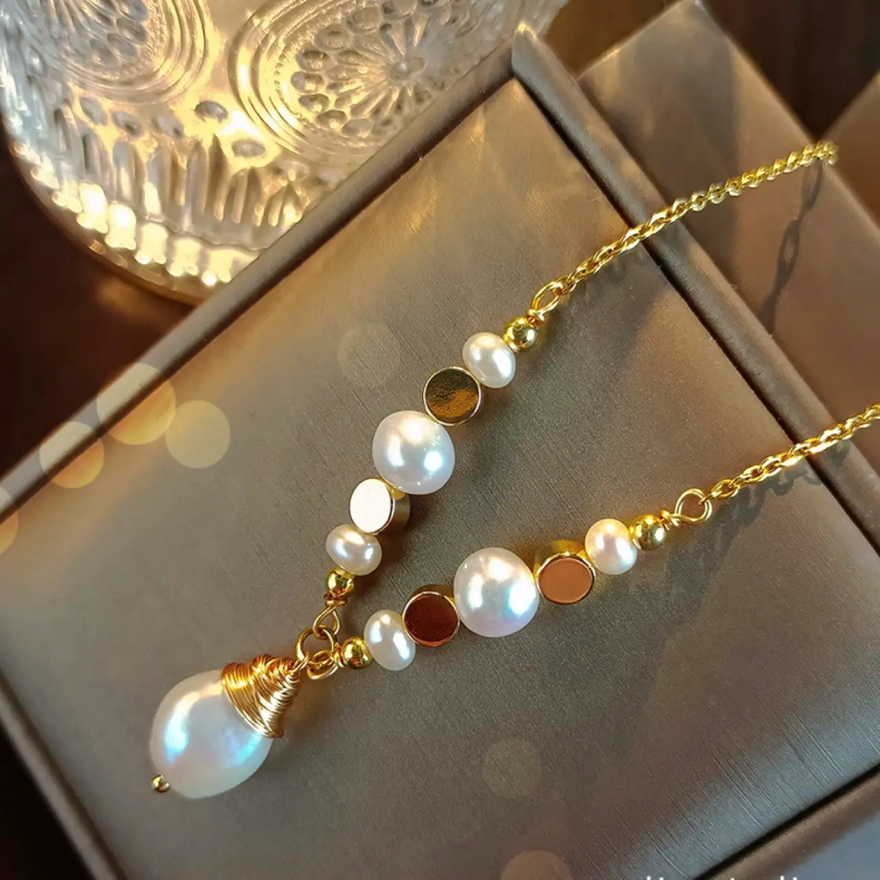 Natural Freshwater Pearl Necklace for Women Autumn Winter — feature 6