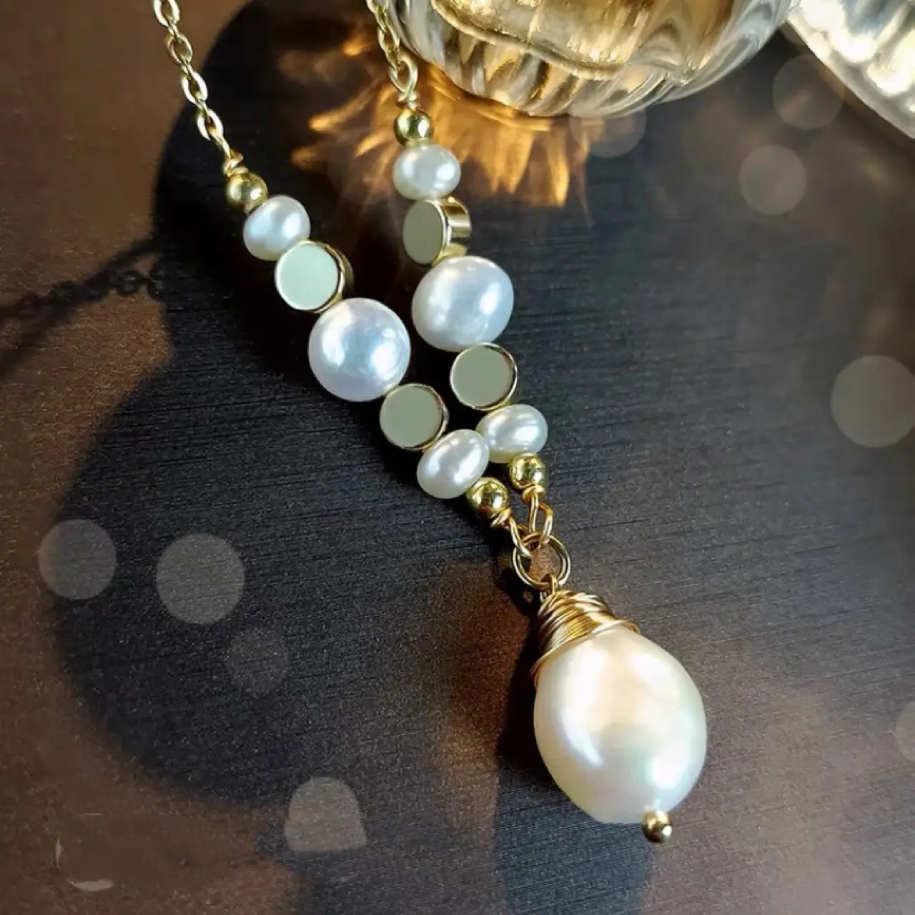 Natural Freshwater Pearl Necklace for Women Autumn Winter — feature 9