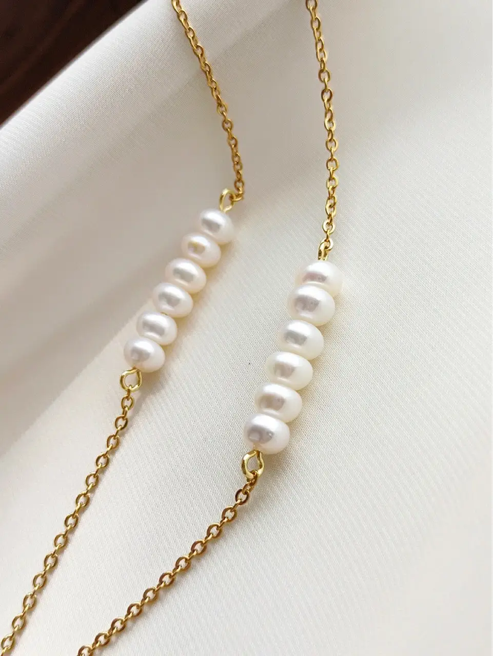 Natural Freshwater Pearl Necklace Women's Pull-out Design — feature 8