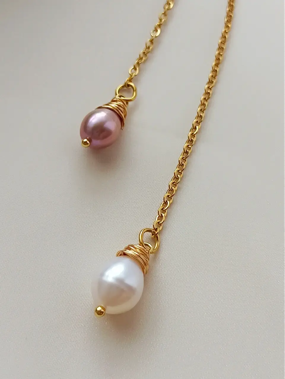 Natural Freshwater Pearl Necklace Women's Pull-out Design — feature 9