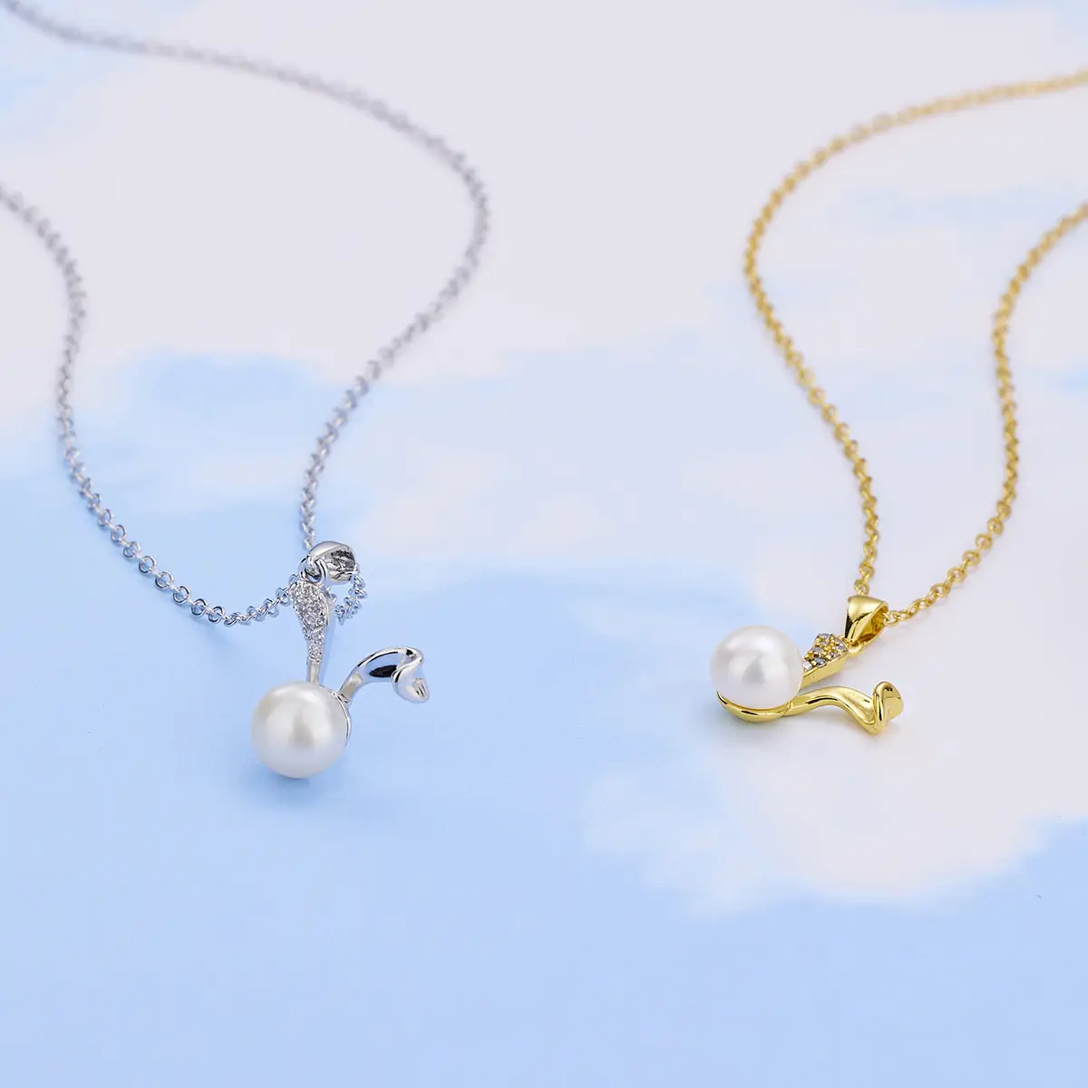 Korean Style Pearl Pendant for Women - Image 2
