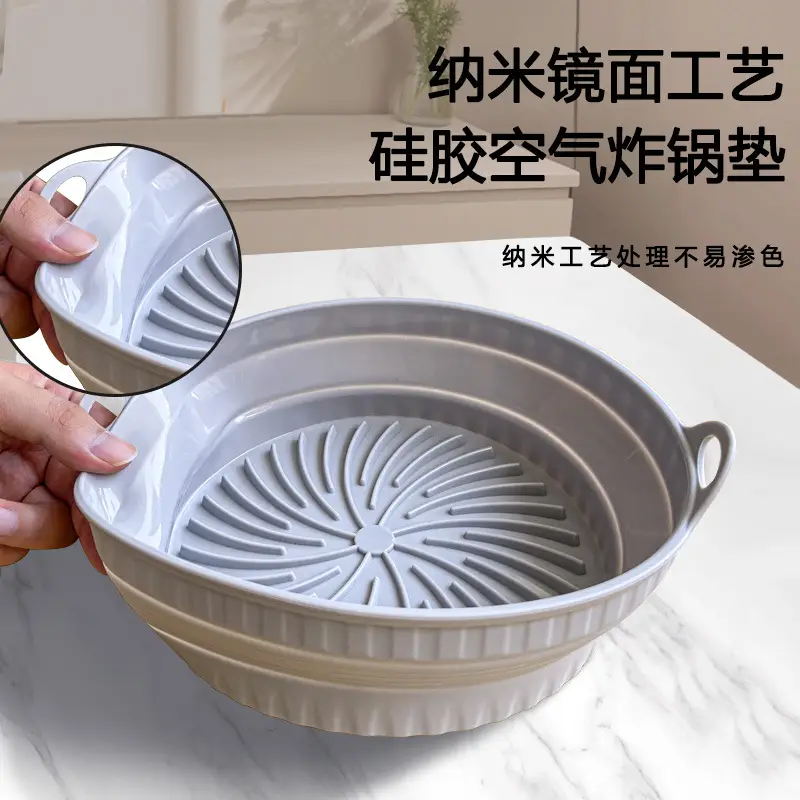 Air frying pan mat silicone baking tray multi-functional silicone barbecue mat - Image 53