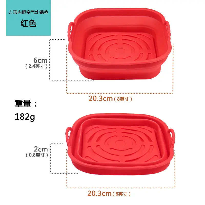 Air frying pan mat silicone baking tray multi-functional silicone barbecue mat - Image 27
