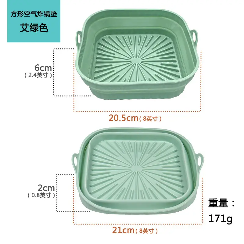 Air frying pan mat silicone baking tray multi-functional silicone barbecue mat - Image 9