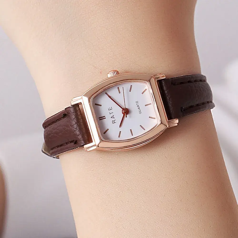 Joker Quartz Watch Set Black Brown White 4 Pcs - Image 5