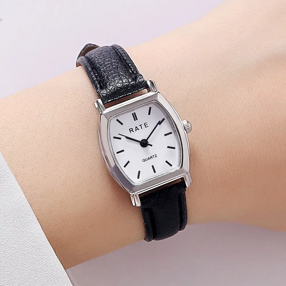 Joker Quartz Watch Set Black Brown White 4 Pcs - Image 6