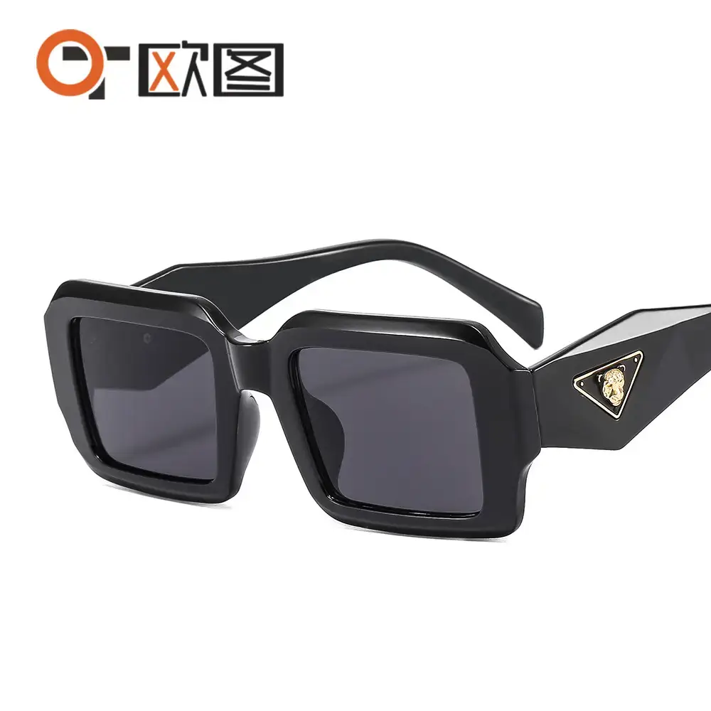 Leopard Head Sunglasses for Men Women Brown Tactured Design - Image 11