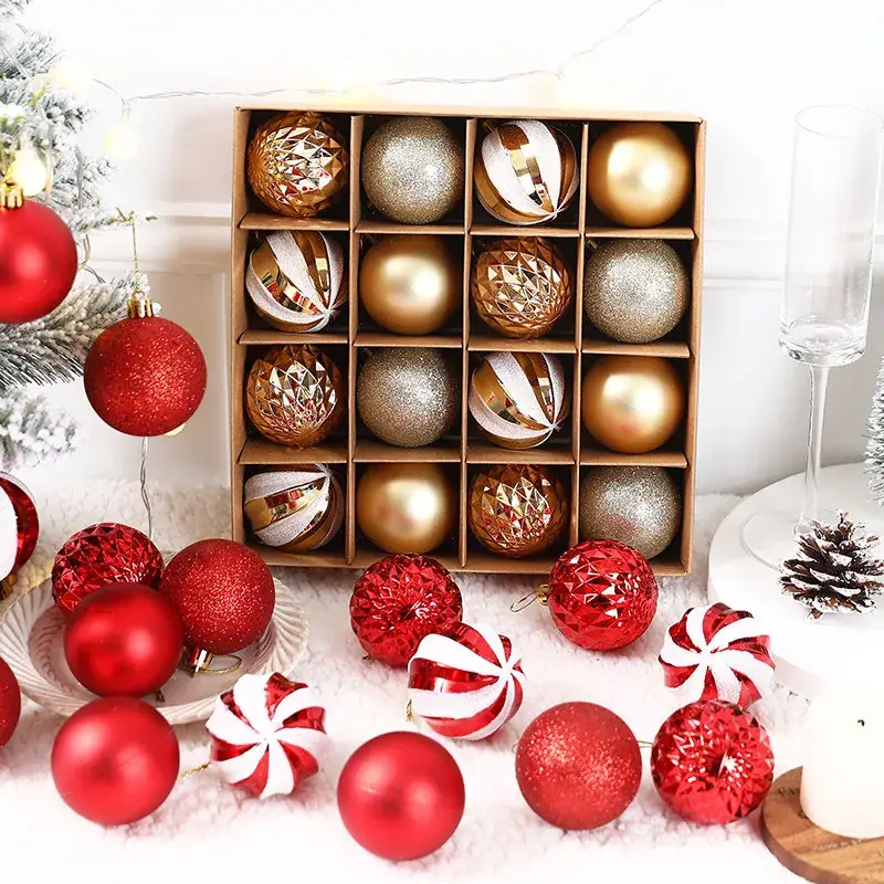 Christmas Balls Matte Painted 6cm Multi Pack - Image 13