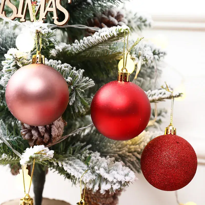 Christmas Balls Matte Painted 6cm Multi Pack - Image 14