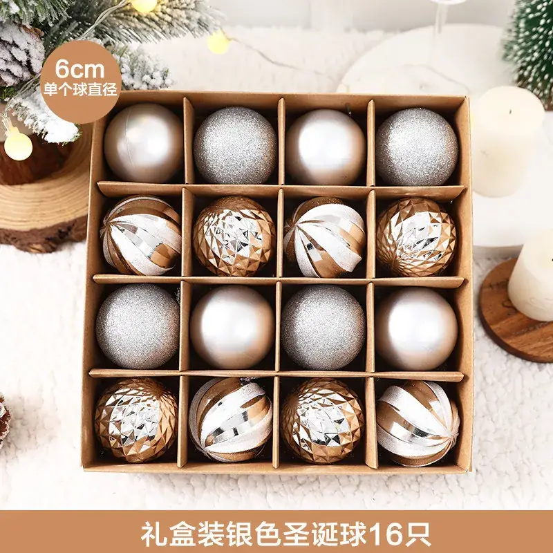 Christmas Balls Matte Painted 6cm Multi Pack - Image 11