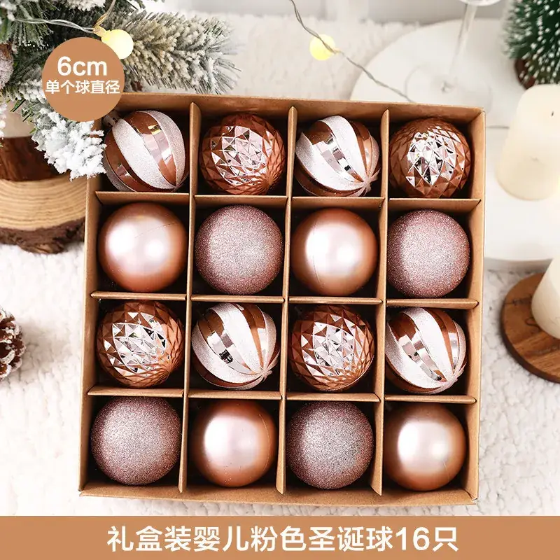 Christmas Balls Matte Painted 6cm Multi Pack - Image 9