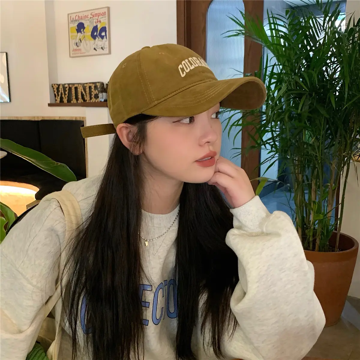 Women's Embroidered Colorado Baseball Cap Winter Casual