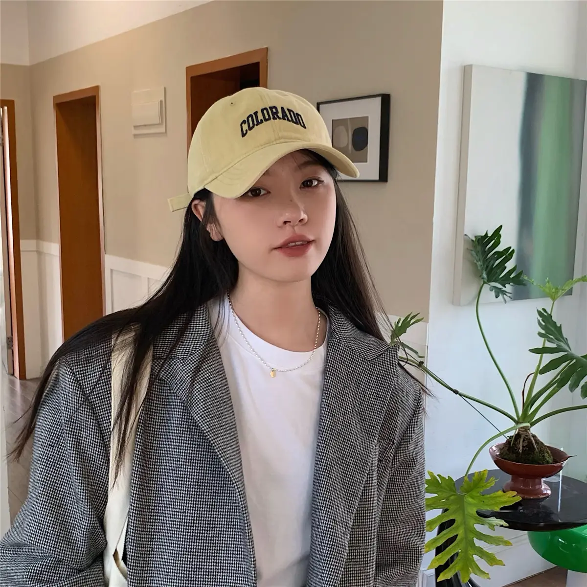 Women's Embroidered Colorado Baseball Cap Winter Casual