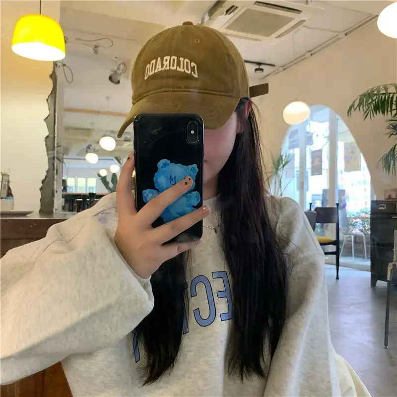 Women's Embroidered Colorado Baseball Cap Winter Casual — feature 10