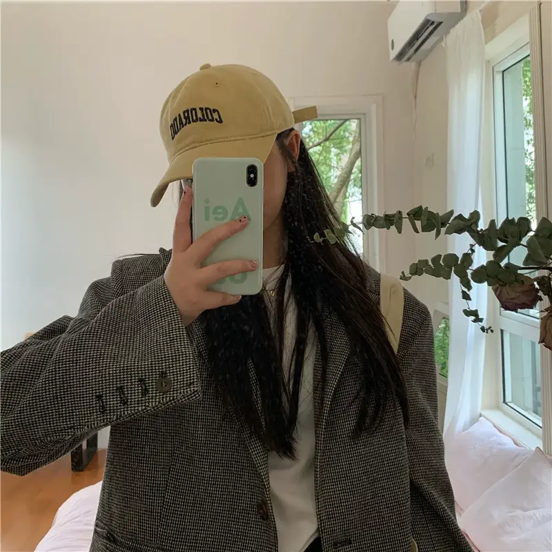Women's Embroidered Colorado Baseball Cap Winter Casual — feature 18