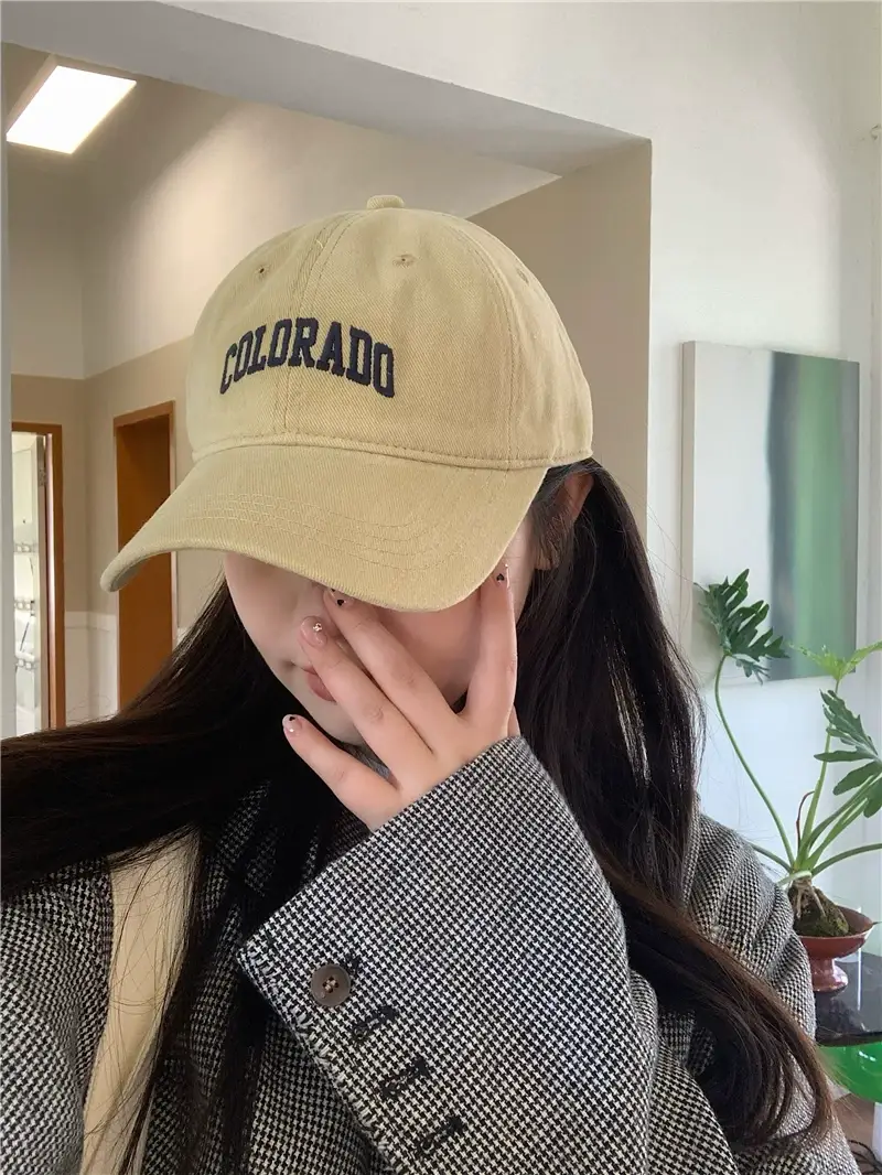 Women's Embroidered Colorado Baseball Cap Winter Casual — feature 20