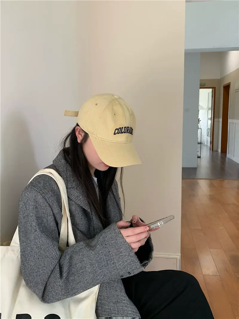 Women's Embroidered Colorado Baseball Cap Winter Casual — feature 22
