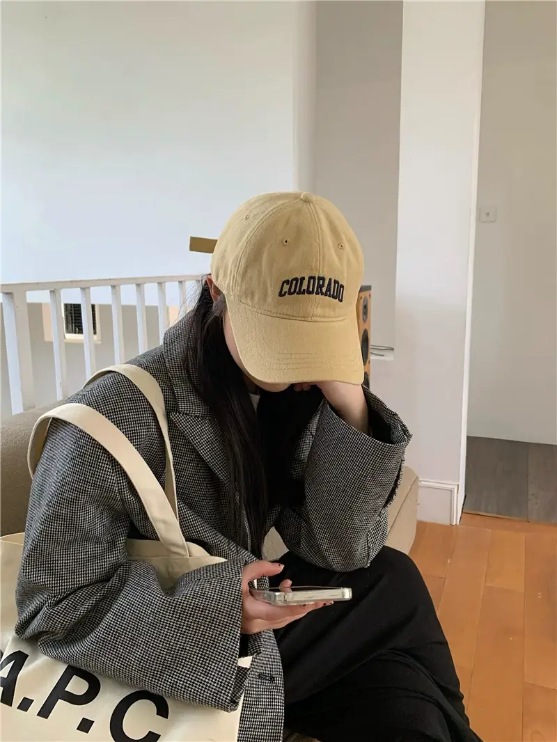 Women's Embroidered Colorado Baseball Cap Winter Casual — feature 23