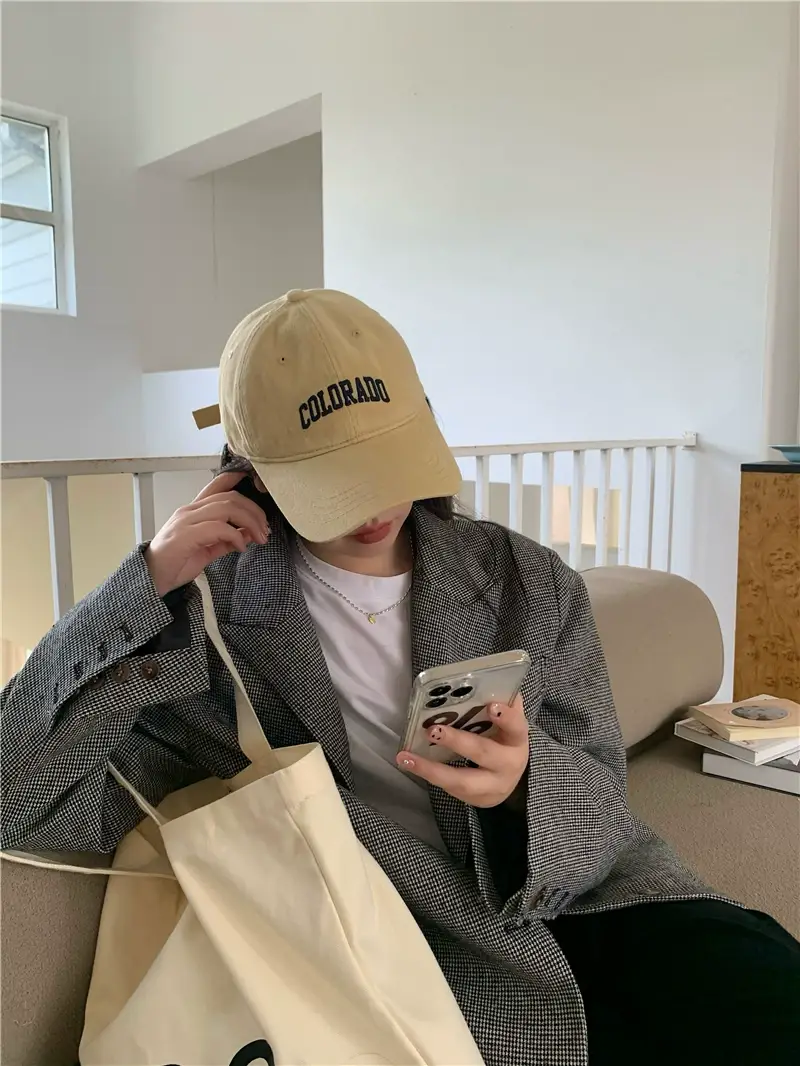 Women's Embroidered Colorado Baseball Cap Winter Casual — feature 25