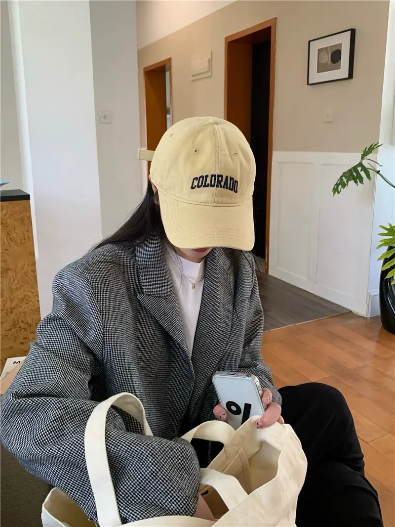 Women's Embroidered Colorado Baseball Cap Winter Casual — feature 26