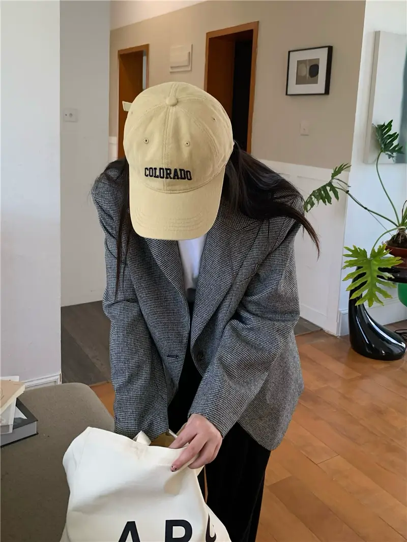 Women's Embroidered Colorado Baseball Cap Winter Casual — feature 29