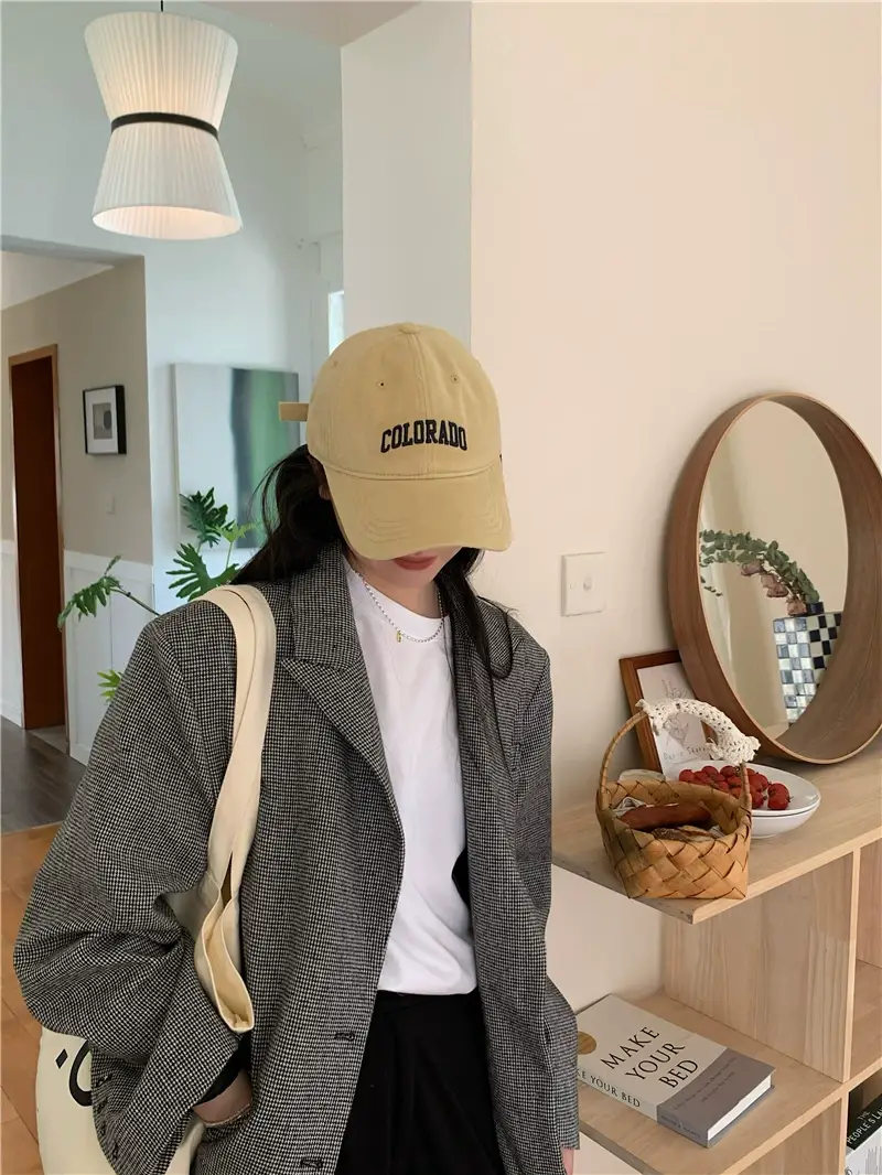 Women's Embroidered Colorado Baseball Cap Winter Casual — feature 31