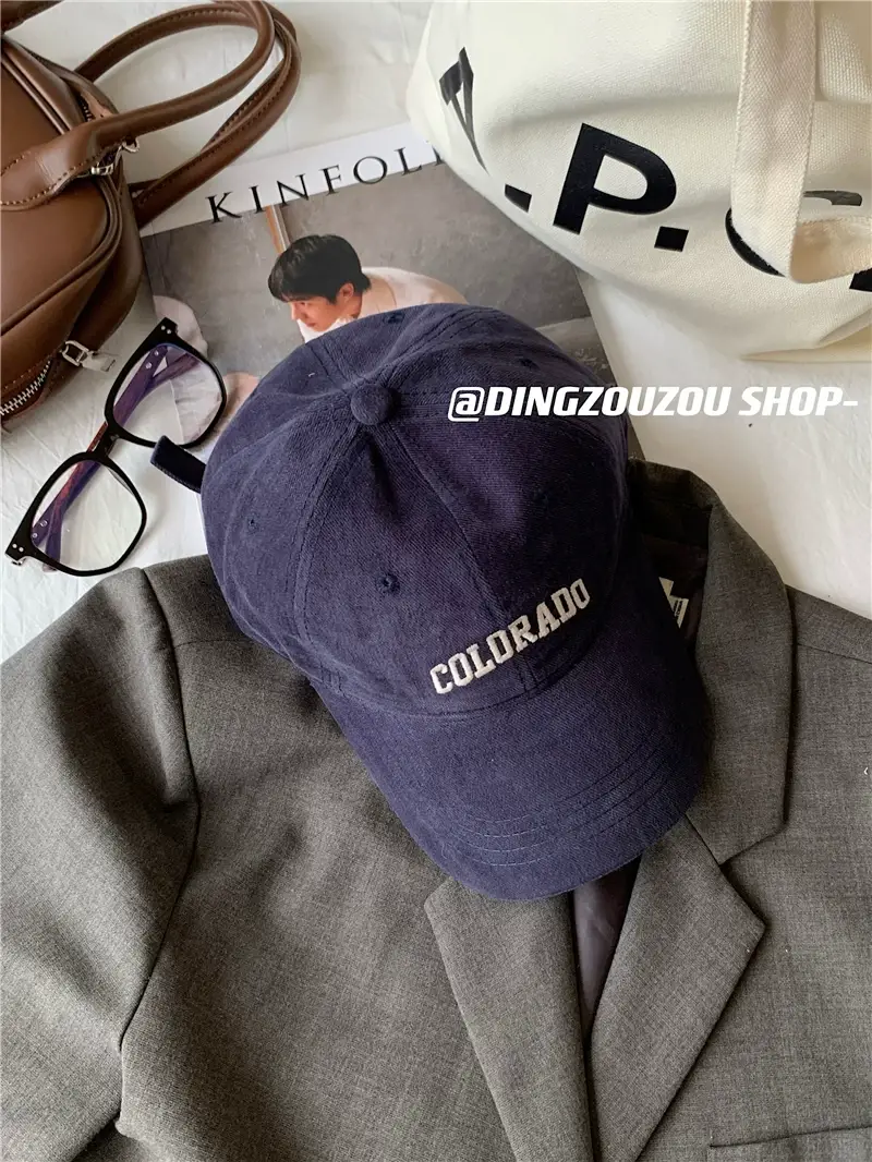 Women's Embroidered Colorado Baseball Cap Winter Casual — feature 36