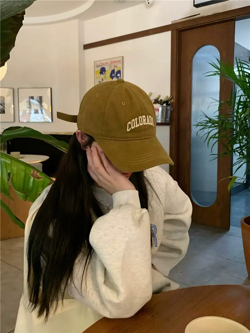 Women's Embroidered Colorado Baseball Cap Winter Casual — feature 6