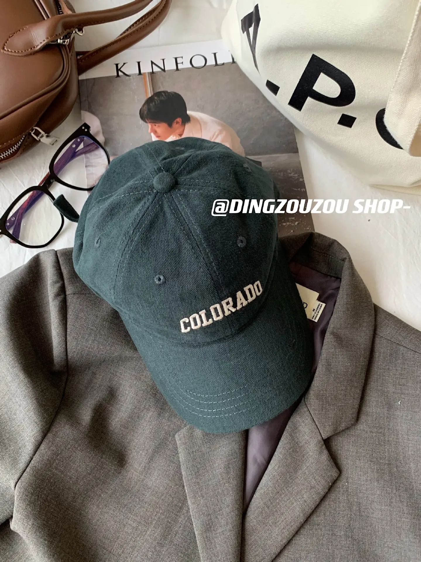 Women's Embroidered Colorado Baseball Cap Winter Casual