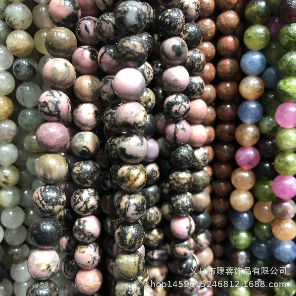 Factory Spot Color Green Round Beads Necklace Bracelet