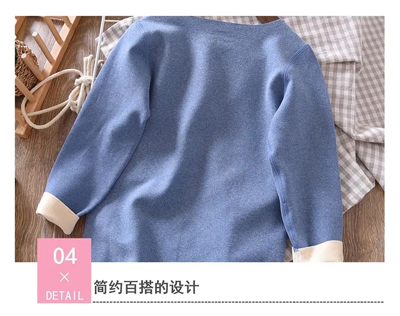 Fat Boy Blue Fleece Long Pants Set Extra Large — feature 19
