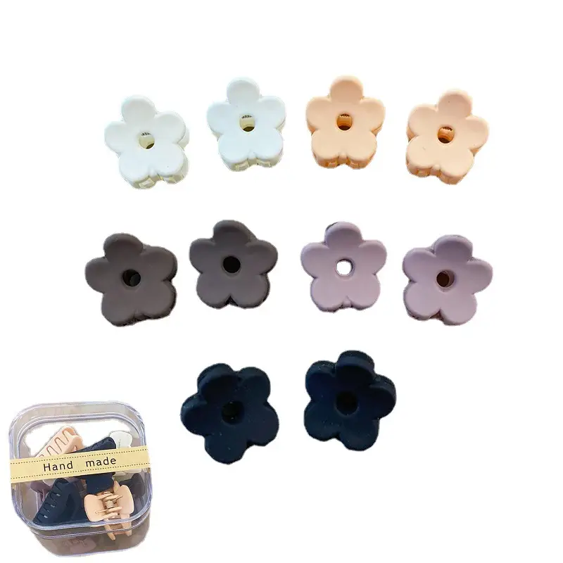 Black Princess Head Small Hair Clips 10 Pcs - Image 40