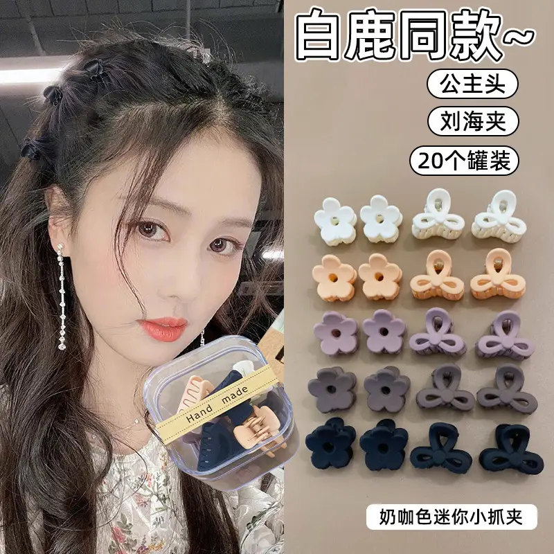 Black Princess Head Small Hair Clips 10 Pcs - Image 12
