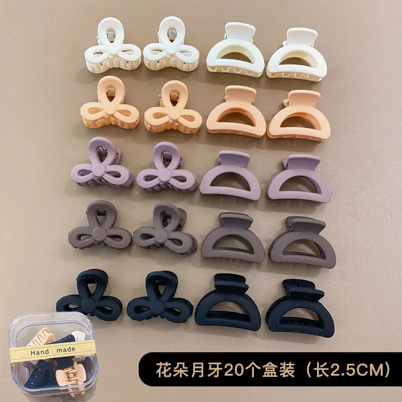 Black Princess Head Small Hair Clips 10 Pcs - Image 13