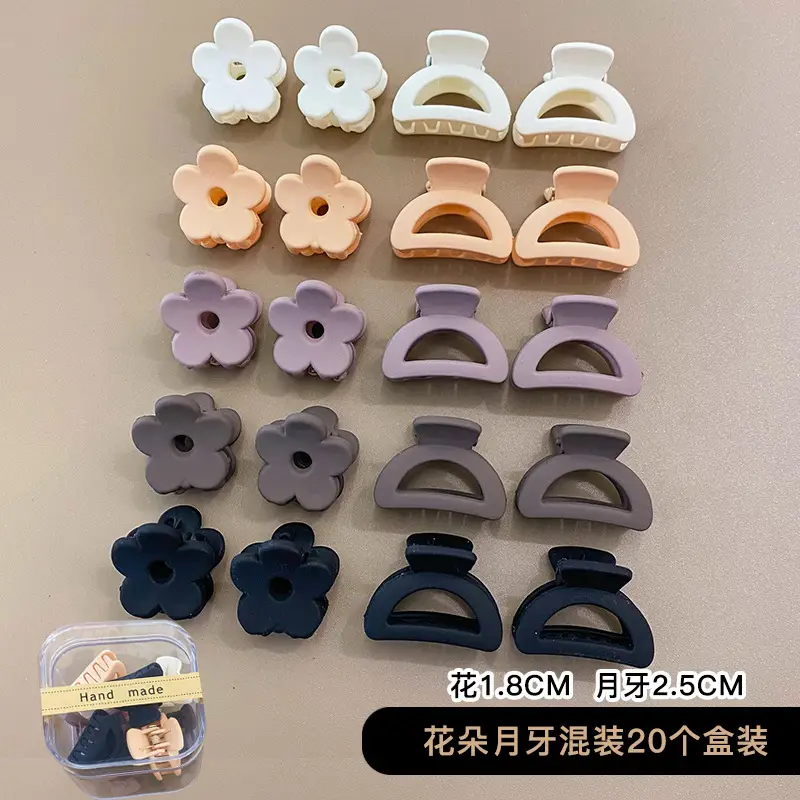Black Princess Head Small Hair Clips 10 Pcs - Image 14