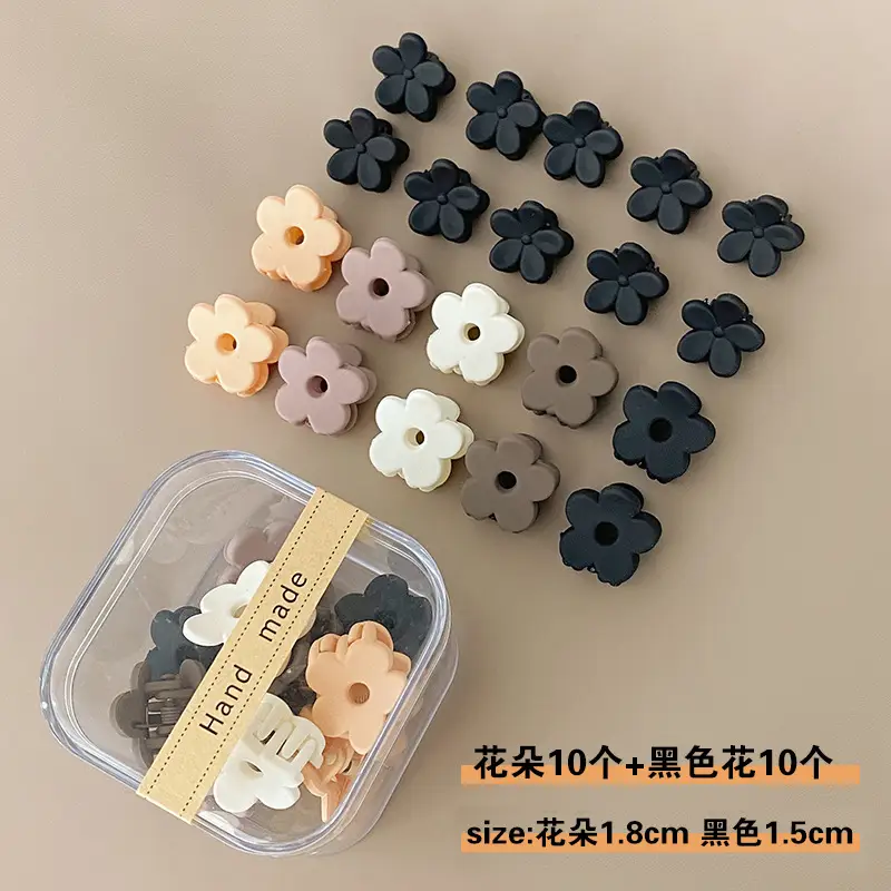 Black Princess Head Small Hair Clips 10 Pcs - Image 17