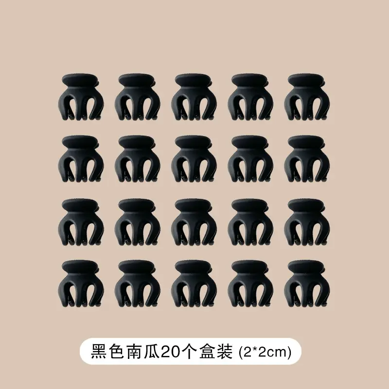 Black Princess Head Small Hair Clips 10 Pcs - Image 22