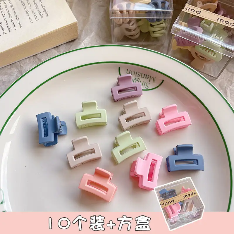 Black Princess Head Small Hair Clips 10 Pcs - Image 33
