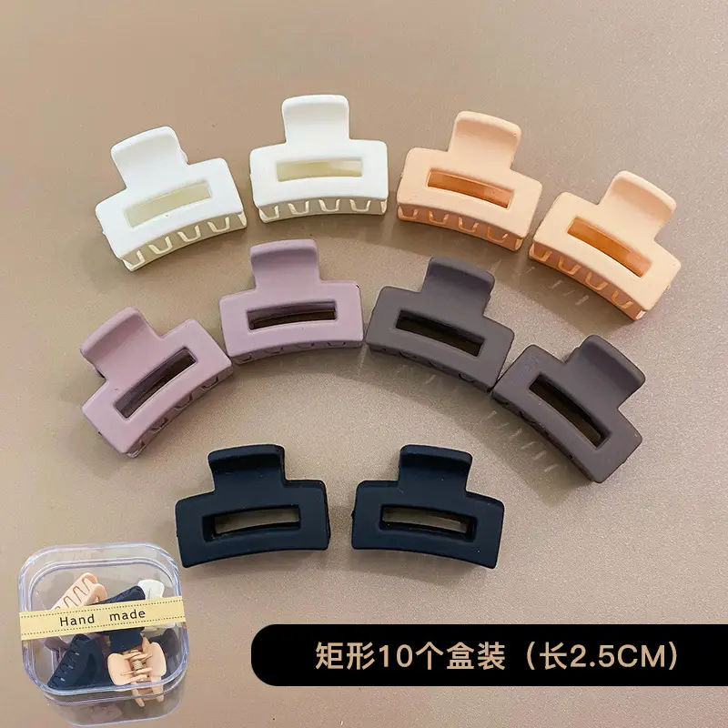 Black Princess Head Small Hair Clips 10 Pcs - Image 4
